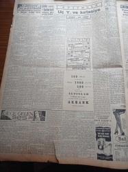 Cumhuriyet Gazetesi - 27 Kasım 1952 - Malatya'da Bir İrtica Şebekesi Yakalandı - Ahmet Emin Yalman'a Yapılan Suikast Mürtecilerle Komünistlerin Ortak Tertibi - Büyük Doğu Cemiyeti - Malatyalı İbrahim Galib Akçadağ - Cumhurbaşkanımız Celal Bayar Bu Sabah Pire'ye Çıkıyor - Şerif Dursun Firara Kalktı - Yugoslav Macaristan'a Nota Verdi - Churchill'in Ankara Temasları Ve Dönüşte Verdiği Karar - Raman Ve Garzan Petrolleri - Türk Harfleri Kanununa Dair Reddedilen Bir Kanun Teklifi - İzmir'de Çocuk Tiyatrosu Kuruluyor - General Electric - Siemens Elektrik Motorları - Kanun Namına Filmi İpek Ve İnci Sinemasında - Fenerbahçe mi Galatasaray Mı - Bu Hafta Yapılacak Basketbol Maçları - 1000 Şaheser Yaratan Titian'ın Doğum Günlerinde - Gripin - Arı Bisküvileri - Hüseyin Üzmez Malatya Hadisesi - Necip Fazıl Kısakürek Deli Raporu Alma Derdinde - Movado Saatleri - AGA Radyo - Coleman Petrol Sobaları - Cora Alman Sobaları