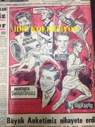 GÜNLÜK SPOR GAZETESİ - 30 KASIM 1957 - VLADIMIR KUTS, BOB GUTOWSKI, ATHEA GIBSON, MUSTAFA DAĞISTANLI - MİLLİ NAMZETLER - İSFENDİYAR AÇIKSÖZ VE RECEP ADANIR NE DEDİLER? - FENERBAHÇE, BEYKOZ MAÇI - HASAN POLAT İSTİFA ETTİ - 1957 KADINLARARASI AVRUPA ATLETİZMİ - 1 MİLİN HİKAYESİ - CAROL DAY - NAZİF OTURGAN - SİLAHLI KUVVETLER GÜREŞ ŞAMPİYONASI - ANKARA AT YARIŞLARI - DOLMUŞ - FAY TEMİZLEYİCİ REKLAMI, NECİP AKAR
