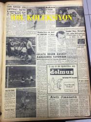 GÜNLÜK SPOR GAZETESİ - 30 KASIM 1957 - VLADIMIR KUTS, BOB GUTOWSKI, ATHEA GIBSON, MUSTAFA DAĞISTANLI - MİLLİ NAMZETLER - İSFENDİYAR AÇIKSÖZ VE RECEP ADANIR NE DEDİLER? - FENERBAHÇE, BEYKOZ MAÇI - HASAN POLAT İSTİFA ETTİ - 1957 KADINLARARASI AVRUPA ATLETİZMİ - 1 MİLİN HİKAYESİ - CAROL DAY - NAZİF OTURGAN - SİLAHLI KUVVETLER GÜREŞ ŞAMPİYONASI - ANKARA AT YARIŞLARI - DOLMUŞ - FAY TEMİZLEYİCİ REKLAMI, NECİP AKAR