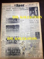 GÜNLÜK SPOR GAZETESİ - 30 KASIM 1957 - VLADIMIR KUTS, BOB GUTOWSKI, ATHEA GIBSON, MUSTAFA DAĞISTANLI - MİLLİ NAMZETLER - İSFENDİYAR AÇIKSÖZ VE RECEP ADANIR NE DEDİLER? - FENERBAHÇE, BEYKOZ MAÇI - HASAN POLAT İSTİFA ETTİ - 1957 KADINLARARASI AVRUPA ATLETİZMİ - 1 MİLİN HİKAYESİ - CAROL DAY - NAZİF OTURGAN - SİLAHLI KUVVETLER GÜREŞ ŞAMPİYONASI - ANKARA AT YARIŞLARI - DOLMUŞ - FAY TEMİZLEYİCİ REKLAMI, NECİP AKAR