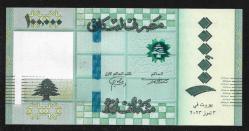 ** LÜBNAN ( 100.000 * LİVRES - E 549901315 ) 2023 - ÇİL
