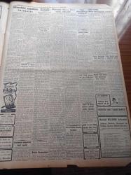 Cumhuriyet Gazetesi - 7 Aralık 1952 - Hükümet İrticaa Karşı Sesini Yükseltti - Başbakan Adnan Menderes Memlekette Vicdan Hürriyetine Tecavüz Kimsenin Haddi Değildir - Esrar Ticareti Yapan Bir Şebeke - Hitler'in Gözde Arkadaşı Hess'in Karısı Kitap Yazdı - Beşiktaş Etnikos'u 2 0 Yendi - 1953 Yılı Bütçe Kanunu - Ankara'da Bir Kanser Müessesi Kuruluyor - Cumhurbaşkanı Celal Bayar'ın Rami Göçmenevleri Ziyareti - General Eisenhower Kore Siyasetini Hazırlıyor - Kore'den Gelecek Yedek Subaylarımız - Eski Başbakanlardan Şükrü Saraçoğlu'nun Evi Soyuldu - Ericsson Elektrik Sayaçları - Radyolin Diş Macunu - Suçlu Benim Filmi Pek Yakında - Sadri Alışık - Feridun Çölgeçen - Galatasaray İzmir'de Galip - Şişli Tünel Tramvayları Yarın Kaldırılıyor - Arı Bisküvileri - Puro Tuvalet Sabunları - Hamiyet Yüceses Taksim Kristal'de - Nacar Saatleri - İsolan Dürbünleri