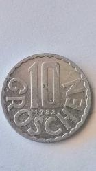 AVUSTURYA 1982 10 GROSCHEN