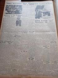 Cumhuriyet Gazetesi - 17 Aralık 1952 - Başbakan Adnan Menderes Demokrat Parti Grubunda Demeci - Demokrat Parti'nin Anayasa Diline Dair Verdiği Karar - Akdeniz Komutanı Mounttabatten Oldu - 20 Yaşındaki Bir Kız Erkek Oldu -  Meclise Verilen Bir Kanun Teklifi Karşılama Ve Uğurlama Kaldırılmali- General Eisenhower Kore Davasını Nasıl Halledebilir - Fransız Komedi Tiyatrosu Geliyor - Bursa'da Belediyenin Köpek Zehirleyicisi Bir Adam Öldürdü - Fatih Kupası Koşuları - Alkazar Sineması - Seyahat Notları Haway- Çapamarka - Movado Saatleri - Milli Piyango - Muhtar Seçimleri Tehir Ediliyor - Magic Chef 1953 Tipi Gaz Sobaları - Gripin - General Electric Ampulü