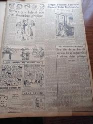 Cumhuriyet  Pazar Gazetesi - 21 Aralık 1952 - Hadiselerden İlhamlar Bir Kan Davası - Kat Mülkiyeti Ve Faydaları İle Mazhurları - Şehirden Röportajlar - İstanbul Oyuncak Tufanı Altında - Haftanın Şakaları Kınalı Zehra Yazan Burhan Felek Settar Körmükçü Lüküs Hayat Filminde Sezer Sezinle - Münevver Coşkunla Mahir Özerdem Deli Filminde - En Kuvvetli Dram Yıldızı Julia Adams - Ann Sheridan Kırkına Bastı - 1953 Yılbaşı Hazırlıkları - Kadın Ev Moda - Kadın Katiller 3 Yazı Dizisi - Feyyaz Tokar - Nezleye Çare Bulmak İçin Yeni Denemelere Girişiliyor - Habeş Güzeli Prenses Desta - Gisele Pascal Ve Uğruna Tahtını Feda Edecek Olan Prens Rainieri
