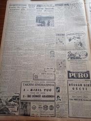 Cumhuriyet Gazetesi - 25 Aralık 1952 - Eski Anayasa Metni Dün Kabul Olundu - Türkiye Yugoslavya İşbirliği Gelişiyor - Amerikan Başkanı Truman'ın Son Noel Mesajı - Yeni Amerikan Başkanı Eisenhover'in Kore Sulh Planı Beyoğlu Devrim Ocağı Dün Törenle Açıldı - Malatya Hadisesi İle İlgili Yeni Tevkifler - İstanbul Polisinde Yapılan Yenilikler - Bedri Rahmi Eyüboğlu Sanat Bahisleri - Hitler İntihar Kararını Ne Zaman Vermişti - Kodak Fotoğraf Makinesi - Çamlıca Kız Lisesi Şampiyon Oldu - Taksim Sineması - Geliri Atatürk Heykeline Harcanacak Atatürk Kupası - İngiliz Edebiyatının Kör Dahisi John Milton - Gripin - Çapamarka - Titanik Vapurunun İkinci Kaptanı Yeni Öldü - Günün Resimleri - Kovo Sayaç Ve Ölçü Aletleri - Arı Bisküvileri - Baysal Çiçek Mağazası - Jawa Motosikletleri - M. Turhan Tan'ın 13. Ölüm Yıldönümü- AGA Radyo - Gruen Saatleri - Hamiyet Yüceses - Perihan Altındağ Sözeri - Sabite Tur Gülerman - Zeki Müren