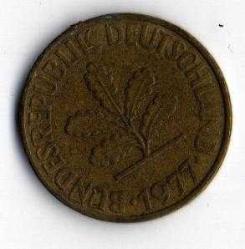 Almanya 10 Pfennig 1977-F (Mp1534)