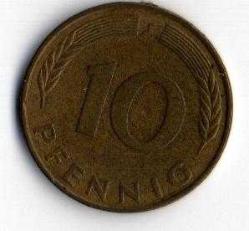 Almanya 10 Pfennig 1977-F (Mp1534)