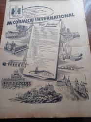 Cumhuriyet Gazetesi - 29 Aralık 1952 - Başbakan Adnan Menderes Dün Cumhuriyet Halk Partisi Toplantısında Mühim Bir Konuşma Yaptı - Yeni Bir Balkan Blokuna Doğru - Churchill Çarşamba Günü Amerika'ya Hareket Ediyor - Beşiktaş İstanbulspor'u Mağlup Etti - Laiklik Haftasının Son Günü - Arabacıların Dünkü Toplantısı - Yeni 3 Mayın Gemisi Donanmaya Katıldı - Hasan Ali Yücel Köşe Yazısı - Stalin'in Yanlış Çıkan Hesapları - Burhan Felek - Hindistan Komünist Çin'i İtham Ediyor - Danimarka Ana Kraliçesi Alexandra Öldü - Ka Me Fa Eşarpları - Nacar Saatleri - Arı Bisküvileri - Mumlu Lüks Kibritleri - Pasifik'te Paskalya Adasının Esrarı - Hamiyet Yüceses'e Göre Siemens Türk Köylüsünün Hasret Çektiği Radyodur - En Mükemmel Yılbaşı Hediyesi Philips Radyo - Volvo Traktör -  Varta Akümülatörleri McCormick İnternational Traktör Makine Ve Ekipman