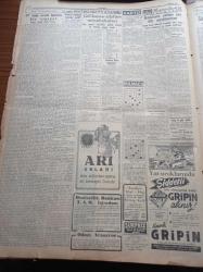 Cumhuriyet Gazetesi - 28 Haziran 1954 - Dış Ticaret Rejimi Etrafında Tetkikler - Büyük Kaybımız Yunus Nadi'nin 9. Yıldönümü - Dün Macaristan Brezilyayı Almanya Da Yugoslavya'yı Yendiler - Seçim Kanununda Değişiklik - Dün Florya Plajlarına 150.000 Kişi Gitti - Şeker İstihsaline 22 Temmuzda Başlanıyor - Bedri Rahmi Eyüboğlu Pazartesi Konuşmaları - Muhtemel Atom Harbine Karşı Tedbirler - Selanik Bankası - İstanbul Camileri Yazı Dizisi - Gül Kupası Atletizm Müsabakaları - Resimli Romanımız Ecel Gemisi - Bu Günün En Meşhur Kadın Casusları Yazı Dizisi - Macar Futbol Yıldızı Brezilyalı Bauer'i Şişe İle Yaraladı - Güneş Tutulması Filme Alınacak - Sanatçı Nevin Aypar Puro Tuvalet Sabunları Kullanıyorum Diyor - Pond's Kremleri - Pan American - Turyağ Nebati Mutbak Yağı - Vita Mutbak Margarini - Buffalo Kamyon Ve Otomobil Lastikleri - Fazıl Çil İlacı