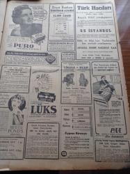 Cumhuriyet Gazetesi - 28 Haziran 1954 - Dış Ticaret Rejimi Etrafında Tetkikler - Büyük Kaybımız Yunus Nadi'nin 9. Yıldönümü - Dün Macaristan Brezilyayı Almanya Da Yugoslavya'yı Yendiler - Seçim Kanununda Değişiklik - Dün Florya Plajlarına 150.000 Kişi Gitti - Şeker İstihsaline 22 Temmuzda Başlanıyor - Bedri Rahmi Eyüboğlu Pazartesi Konuşmaları - Muhtemel Atom Harbine Karşı Tedbirler - Selanik Bankası - İstanbul Camileri Yazı Dizisi - Gül Kupası Atletizm Müsabakaları - Resimli Romanımız Ecel Gemisi - Bu Günün En Meşhur Kadın Casusları Yazı Dizisi - Macar Futbol Yıldızı Brezilyalı Bauer'i Şişe İle Yaraladı - Güneş Tutulması Filme Alınacak - Sanatçı Nevin Aypar Puro Tuvalet Sabunları Kullanıyorum Diyor - Pond's Kremleri - Pan American - Turyağ Nebati Mutbak Yağı - Vita Mutbak Margarini - Buffalo Kamyon Ve Otomobil Lastikleri - Fazıl Çil İlacı