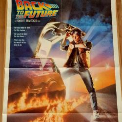 BACK TO THE FUTURE Dönem Baskısı Orijinal Sinema Film Afiş Poster NSS Numaralı 1985