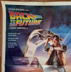BACK TO THE FUTURE Dönem Baskısı Orijinal Sinema Film Afiş Poster NSS Numaralı 1985