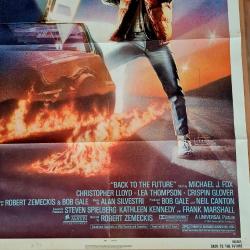BACK TO THE FUTURE Dönem Baskısı Orijinal Sinema Film Afiş Poster NSS Numaralı 1985