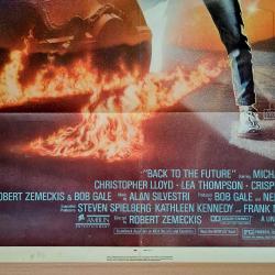BACK TO THE FUTURE Dönem Baskısı Orijinal Sinema Film Afiş Poster NSS Numaralı 1985
