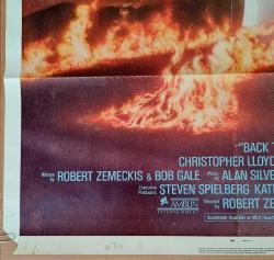 BACK TO THE FUTURE Dönem Baskısı Orijinal Sinema Film Afiş Poster NSS Numaralı 1985
