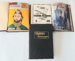 TARİH KONUŞUYOR Aylık Tarih Mecmuası, Ağustos 1965 - Ocak 1966, Cilt: 4, 5, 6, Sayı: 19 - 36 [18 ADET, 3 CİLT]