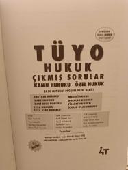 4T Yayınevi Yayınları TÜYO Hukuk Çıkmış Sorular kamu hukuku özel hukuk 5. Baskı