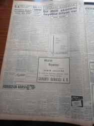 Cumhuriyet Gazetesi - 30 Haziran 1954 - Meclis Bugün Mühim Bir Toplantı Yapıyor - Seçim Kanunu Tadilatı Ve Kırşehirin Kaza Haline Getirilmesi - Tanzim Satış Yerlerinde Dün Şeker Satışı Başladı - Memurların Tasfiyesi İşi Demokrat Parti Meclis Grubunda - Rami Sırtlarında Dün Yapılan Askeri Tatbikat Çok Başarılı Oldu - Bugün Güneş Tutulacak - Ribbentrop'un Hatıraları Yazı Dizisi - Esad Tekeli - İngiltere Dışişleri Vekili Anthony Eden Türkiye'yi Ziyareti - Mithatpaşa Stadında Yapılacak Spor Festivali - Denizcilik Bayramı'nda Yapılacak Müsabakalar - Meşhurlarımızın Garip İnanışları Yazı Dizisi - Çallı İbrahim - Resimli Romanımız Ecel Yenisi- Dünya Kupası - FIFA'nın Bize Çıkardığı Müşkülat - Motokov Emaye Mutfak Eşyaları - Havilland Krem - Dört Başı Mamur Sanatkarlarımızdan Lale Oraloğlu Puro Tuvalet Sabunları Kullanıyorum Diyor - Reks Atom Ve Makarna