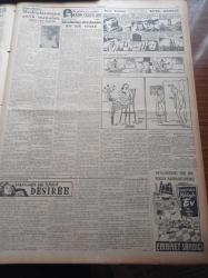 Cumhuriyet Gazetesi - 30 Haziran 1954 - Meclis Bugün Mühim Bir Toplantı Yapıyor - Seçim Kanunu Tadilatı Ve Kırşehirin Kaza Haline Getirilmesi - Tanzim Satış Yerlerinde Dün Şeker Satışı Başladı - Memurların Tasfiyesi İşi Demokrat Parti Meclis Grubunda - Rami Sırtlarında Dün Yapılan Askeri Tatbikat Çok Başarılı Oldu - Bugün Güneş Tutulacak - Ribbentrop'un Hatıraları Yazı Dizisi - Esad Tekeli - İngiltere Dışişleri Vekili Anthony Eden Türkiye'yi Ziyareti - Mithatpaşa Stadında Yapılacak Spor Festivali - Denizcilik Bayramı'nda Yapılacak Müsabakalar - Meşhurlarımızın Garip İnanışları Yazı Dizisi - Çallı İbrahim - Resimli Romanımız Ecel Yenisi- Dünya Kupası - FIFA'nın Bize Çıkardığı Müşkülat - Motokov Emaye Mutfak Eşyaları - Havilland Krem - Dört Başı Mamur Sanatkarlarımızdan Lale Oraloğlu Puro Tuvalet Sabunları Kullanıyorum Diyor - Reks Atom Ve Makarna