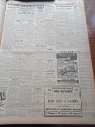 Cumhuriyet Gazetesi - 10 Temmuz 1954 - İthalat Ve İhracat İçin Verilen Yeni Kararlar - Arab Memleketlerine Karşı Yeni Türk Siyaseti - Cumhurreisi Celal Bayar Dün İkinci Elmalı Bendinde İnşaatı Tetkik Ederken - Kore'de Türk Tugayına Teslim Edilecek Siviller - Atom Enstitüsü Çalışmaları - Sapanca Ve Çekmece Göllerinden İstanbul'a Su Nakli Düşünülüyor - 1958'de Telefon Abonesi Sayısı 111. 000 e Çıkacak - Türkiye Milli Talebe Federasyonu Kuruluşunu Kutladı - İzmir Devlet Tiyatrosu - Avusturya Milli Futbol Takımı Masörü Bahsi Ve Saçlarını Kaybetti - Gripin - Kadıköy Kupası Basketbol Maçları - Bu Günün En Meşhur Kadın Casusları Yazı Dizisi - Hipnotizma Neden Dolayı Tehlikelidir - Resimli Romanımız Ecel Gemisi - Doğubank - Solo Fabrikalarının Çekoslovak Menşeli Meşhur Kibritleri - Hamiyet Yüceses Konseri - Heid Fabrikasının Kalbur Makinaları - Mobilgas - Perihan Altındağ Sözeri - Sabite Tur Gülerman