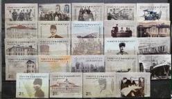 2019 MİLLİ MÜCADELE'NİN 100. YILI, KENDİNDEN YAPIŞKANLI/STICKER PULLU  PORTFÖY