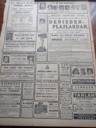 Cumhuriyet Gazetesi - 18 Temmuz 1954 - Malatya Suikastı Davası Dün Karara Bağlandı - Vatan Gazetesi Basmuharriri Ahmed Emin Yalman'ı Öldürmek Maksadıyla Hüseyin Üzmez 20 Sene Ağır Hapis Cezasına Mahkûm Oldu - Talebe Federasyonun Cumhurreisi Celal Bayar'a Ziyafeti - İzmir'de Grevcilerden Üç Kişi Tevfik Edildi - Güreşçilerimiz Yugoslavyada 6 2 Galip Geldi - Kasım Gülek Dün Bir Basın Toplantısı Yaptı - Şehrimizde Sıcaklardan 2 Kişi Öldü - NATO Sergisi Dün Açıldı - Hasan Ali Yücel Köşe Yazısı - Konsolosun Karısı Yazı Dizisi - Birayı Karaborsaya Düşürenler - Robenson Krüzee Adası Batmak Üzere - Ameliyatta Kullanılan Suni Kalp - Karadeniz Kupası Yüzme Yarışları - Hamiyet Yüceses Perihan Altındağ Sözeri Sabite Tur Gülerman Sarayburnu Sahil Park Gazinosunda - İspanya'nın Sayfiyesi San Sebastian - Dünyayı 200 Dakikada Dolaşacak Muazzam Bir Roket'in Planları Hazırlandı - Münir Nurettin Selçuk - Resimli Romanımız Ecel Gemisi