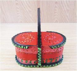 ViNTaGe EL İŞÇİLİĞİ AhŞaP KAHVE-ŞEKER KuTuSu....