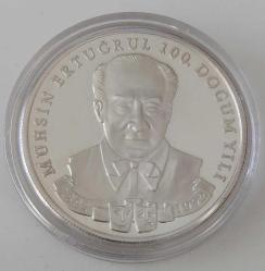 1992 MUHSİN ERTUĞRUL 100.YIL DOĞUM YILI GÜMÜŞ 50.000 LİRA ORİJİNAL HATIRA PARASI ÇİLL M1UU1H1 ÇOK NADİR