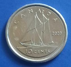 Kanada 2020 10 Cent Çil