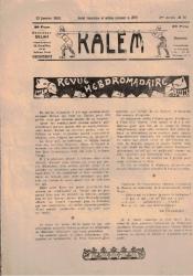 KALEM MİZAH DERGİSİ SAYI 70 31 KANUNUEVVEL 1325 / NO 70 13 JANVIER 1910