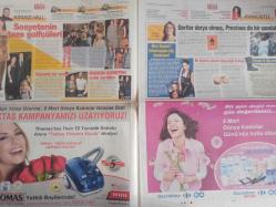 Habertürk Günlük Magazin Gazetesi - 8 Mart 2010 - Hannah Montana - 45 Dakikada Mükemmel Göğüsler - Rol İcabı Aşıklar - Şahan Gökbakar - Okan Bayülgen - Gürgen Öz - Cemal Hünal - Engin Altan Düzyatan - Sinan Çetin - Serdar Erener - Teoman - Petek Dinçöz - Can Tanrıyar - Yeşim Salkım - İbrahim Tatlıses - Sosyetenin Taze Golfçüleri - Düğün Davetini Evde Verdiler - Rahşan Gülşan - Dertler Derya Olmuş, Precious da Bir Sandal! - Nilay Örnek - Mehmer Güler - Kanallar Arasında Sezon Ortasında Dizi Transferi Şimdilerde Çok Moda - Gülben ve Hülya Karşı Karşıya - Yiğit Bulut - Çok Sadık Bir Kadınım - Cenk Aşçıoğlu - Serden Güntekin - Meral Kaplan - Tuğba Altıntop - Muz Sesleri'ni Dinlemek - Ahu Giray - Hayalinizdeki Göğüslere 45 Dakika da Kavuşun - Geldi Gelecek Derken İşte Geliyor - Sarkmayı Önlemek İçin Sütyen Takın - Eski Aşıklar Bir Arada - Robert Pattinson - Alışverişte Yakalandı fotoğraf ve haberi - Tam Takım Gazete