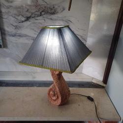 Abajur Şapkası Konik ,Gri Transparan Kurdele Başlık
