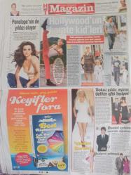 Habertürk Günlük Magazin Gazetesi - 21 Haziran 2010 - Oktay Kaynarca - Bol Bol Ünlü ve Yelkenli - Lara Surol - Zeynep Beşerler - Nejat İşler - Monica Bellucci - İbrahim Tatlıses - Sevgimiz Her Şeyin Üstesinden Gelir - Önder Bekensir - Sinem Kobal - Didar Çalık - Sarah Jessica - Arda Turan - Teröre İnat Şarkılar - Ferhat Göçer - Ünlüler 'Famous Cup'a Akın Etti - One Love'dan Manzaralar - Hem Göze Hem Kulağa Hitap Etti - Gelir Gelmez Yorumladı -Erkeklerden Asla Arkadaş Olmaz - Nilay Örnek - Memet Güler - 10 Maddede Ezel'in Dizi Seyircisine Kattıklarını Hatırlayalım - Ancak KGB, Lost Kadar Gizli Olabilir - Naveen Andrews - Dengeler Değişti - Abiye ve Erman'a Evlilik Terapisi - Yiğit Bulut - Kilo Verirken Başarı İçin Hangi Yol İzlenmelidir? - Diyet Programı - Aşırı Sıcaklar Kalbinizi Yormasın - Plaj Şıklığını Garantilemenin Yolları - Margarita Missoni - Penelope'nin de Yıldızı Oluyor fotoğraf ve haberi - Tam Takım Gazete
