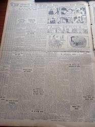 Cumhuriyet Gazetesi - 1 Ağustos 1954 - Kurultaydan Sonra CHP İçinde İç Mücadele Arttı - Devlet Vekili Doktor Mükerrem Sarol - Radyoların Çalışma Saatleri - Müslüman Olan Bir Ermeni Delikanlısı Gülhane Parkında Sünnet Edildi - İstanbul'da Kurulacak Manifaturacılar Sitesi - Milli Oyunlar Müsabakası Bütün Yurtta Büyük Alaka Topladı - Amerikan Hava Filosu Dün Geldi - Balkan Askeri İttifakı - Hasan Ali Yücel Köşe Yazısı - Kıbrıs'ta Türklerin Bugünkü Mitingi - Muhtar Seçimleri 7 Kasım'da Yapılacak - Abdülazizin Ölümü - Transfer Ayı Dün Nihayete Erdi - Safiye Ayla - Belkis Öziner - Film Yıldızı Ayfer Feray Puro Tuvalet Sabunları Kullanıyorum Diyor - Hamiyet Yüceses - Perihan Sözer - Münir Nurettin Selçuk- Lütfü Güneri Gecesi