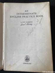 An Intermediate English Practice Book - S. Pit Corder - LONGMANS - İNGİLİZCE KİTAP (Orta Düzey İngilizce Pratik Kitabı)