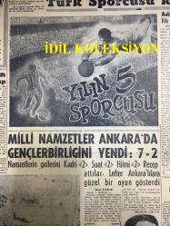 GÜNLÜK SPOR GAZETESİ - 2 ARALIK 1957 - 1957'NİN EN MUVAFFAK BEŞ TÜRK SPORCUSU - GARBIS ZAKARYAN BREZİLYA'DA MAĞLUP - MİLLİ NAMZETLER ANKARA'DA GENÇLERBİRLİĞİ'Nİ 7-2 YENDİ - İSTANBUL'DA MAÇSIZ PAZAR - MİTHATPAŞA STADI - CAROL DAY - 1 MİLİN HİKAYESİ - İNGİLİZ FUTBOLU - MUSTAFA DAĞISTANLI, NAZİF OTURGAN - ANKARA AT YARIŞLARI - GOLF REKLAMI - SELAHATTİN TORKAL - FAY TEMİZLEYİCİ REKLAMI, NECİP AKAR - OPON REKLAMI - AMATÖR KÜMELER - KRİSTAL DROPS