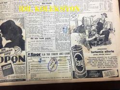 GÜNLÜK SPOR GAZETESİ - 2 ARALIK 1957 - 1957'NİN EN MUVAFFAK BEŞ TÜRK SPORCUSU - GARBIS ZAKARYAN BREZİLYA'DA MAĞLUP - MİLLİ NAMZETLER ANKARA'DA GENÇLERBİRLİĞİ'Nİ 7-2 YENDİ - İSTANBUL'DA MAÇSIZ PAZAR - MİTHATPAŞA STADI - CAROL DAY - 1 MİLİN HİKAYESİ - İNGİLİZ FUTBOLU - MUSTAFA DAĞISTANLI, NAZİF OTURGAN - ANKARA AT YARIŞLARI - GOLF REKLAMI - SELAHATTİN TORKAL - FAY TEMİZLEYİCİ REKLAMI, NECİP AKAR - OPON REKLAMI - AMATÖR KÜMELER - KRİSTAL DROPS