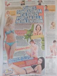 Habertürk Günlük Magazin Gazetesi - 27 Mayıs 2010 - Matteo Ferrari - Rıdvan Dilmen - Nilay Yılmaz - Eğitimi Değil Kariyeri Seçti - Hannah Montana - Şahika Koldemir - Emre Kınay - Duru Kınay - Manga - Hande Yener - Sinan Çetin - Ali Poyrazoğlu - Rahşan Gülşan - Beyazıt Öztürk - Tanem Sivar - Mustafa Sandal - Emina Sandal - Lara Surol - Esra Akaya - Bir Sihir Yaptı Herkesi Topladı - Hande Kazanova - Polat, Ebru'yu Bulabilecek mi? - Çocuğun Mesuliyeti Zor İkinciyi Düşünmüyoruz - Unutmak İçin Dans Etmek Zamanıdır - Ece Saruhan - Albümün İlk Konseri - Güneş Sonrasında Cildinizi Portakalla Nemlendirin - Trendy Erkekler Geliyor - Kolay Giyilebilir Moda - Uyku Biraz Uyku Sihirli İksir bu! - Oben Budak - Paris Hilton - Kim Kardashian - Jessica Simpson fotoğraf ve haberi - Tam Takım Gazete
