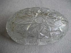 KRİSTAL CAM  GONDOL ŞEKERLİK - 11,5X21 CM - Kırık,çatlak ve atığı yoktur