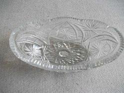 KRİSTAL CAM  GONDOL ŞEKERLİK - 11X20,5 CM - Kırık,çatlak ve atığı yoktur
