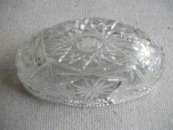 KRİSTAL CAM  GONDOL ŞEKERLİK - 11X20,5 CM - Kırık,çatlak ve atığı yoktur