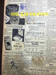 GÜNLÜK SPOR GAZETESİ - 10 ARALIK 1957 - Y. ZİYA ONİŞ'İN NAMZEDİ: O. APAK - KASIMPAŞA IRAK'A GİTTİ - HASAN POLAT İSTİFA ETTİ - MERKEZ HAKEM KOMİTESİ DÜN İSTİFA ETTİ - OSMAN ASAF KERMEN - İZMİR LİG MAÇLARI - BEŞİKTAŞ VESTEROS MAÇI - YUSUF ZİYA ÖNİŞ, METİN OKTAY, YILIN 5 SPORCUSU, LEFTER - HALİMİ GALİP - PROF. BASKETBOL TARİHİNİN UNUTULMAZ DEVLERİ, BOB COUSY - ALİ ULVİ TURAL - 1 MİLİN HİKAYESİ - İSTANBUL FERDİ BOKS ŞAMPİYONASI - ASIM KURT BASIN TOPLANTISI YAPTI - DÜNYANIN GELMİŞ GEÇMİŞ EN MEŞHUR FUTBOL YILDIZLARI - MUVAKKAR EKREM TALU - 1957 YILIN SPORCUSU - FAY TEMİZLEYİCİ REKLAMI, NECİP AKAR - BOKS BİRİNCİLİKLERİ