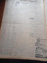 Cumhuriyet Gazetesi - 22 Ağustos 1954 - Kıbrıs Hakkında Türkiye'nin Sesi - Ürdün Meliki Yarın Sabaha İstanbul'a Geliyor - Liseler Tekrar 11 Sınıfa İndirildi - Ticaret Vekili Sıtkı Yırcalı'nın Tacirler Ve Sanayicilere Söyledikleri - İncirliada'da Yaşayan Kadın Robenson Ayşe Meral'in Hikayesi - Kore'deki Kuvvetimizi Azaltmayacağız - Rus Casusu Yatsıkof 30 Yıla Mahkum Oldu - Pravdanın Komünistleri Tenkidi - Hasan Ali Yücel Köşe Yazısı - Afyon İhracatı Arttı - Japonya'da İntihar Salgını - Nadir Nadi - Merinos Koyunlarına Rağbet Arttı - Devir Dergisi - Fenerbahçe Kendi Sahasında Hacettepe İle Karşılaşacak - Rumelikavağından Floryaya Yüzecek Olan Galatasaraylı Duygulu Andaç - Puro Tuvalet Sabunları - Konkurhipiklere Dün Ayazağa'da Başlandı - Büyükdere Beyaz Parkta Perihan Altındağ Sözeri Konseri - Pan American - Üstad Münir Nurettin Selçuk Küçük Çiftlik Parkında -  Hamiyet Yüceses - Sabite Tur Gülerman - İsmail Dümbüllü - Kontuar İsviçre Saatleri