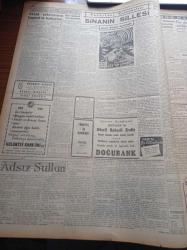 Cumhuriyet Gazetesi - 23 Ağustos 1954 - Kıbrıs Hakkında Yunan Hariciyesinin Görüşleri -  Çorumlular Dün İrticai İsnadlarını Reddettiler - Maarif Vekili Celal Yardımcı Amerika'ya Hareket Etti - Fenerbahçe Hacettepe'yi Yendi - Aybastı Nahiyesi Kül Oldu - Çorum Çimento Fabrikası - Brüksel Konferansı Bir Neticeye Varamadan Dağıldı - Bedri Rahmi Eyüboğlu Pazartesi Konuşmaları - Komünizmle Mücadele Cemiyetinin Kongresi Yapıldı -  Kraliçe Elizabeth Rahatsız - Dünkü Konkurhipikler Çok Heyecanlı Oldu - Yenikapıdaki Gazinoların Altında 300 Nüfuslu Mahalle -  Resimli Romanımız Yeşil Saksı - Berta Mutbak Margarini - Fosfatin Falyer Çocuk Maması - Vita- Güneş Gaz Ocakları - Good Year Lastikleri