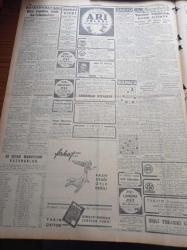 Cumhuriyet Gazetesi - 26 Ağustos 1954 - Almanlar Tarafından Kurşuna Dizilen Türk Mehmet Necmeddin İle Mülakat - Cumhuriyet Halk Partisinin Seçimlere Katılacağı Anlaşılıyor - Jandarma Terfi Listesi Dün İlan Edildi -  Ürdün Meliki Şerefine Metris'te Atış Tatbikatı - Kıbrıs İçin İzmir'de Büyük Bir Miting Yapılacak - Avrupa Atletizm Şampiyonası - Anadolu Ajansının Millet Gazetesi Aleyhine Açtığı Dava Başlandı - Muammer Karaca Cibali Karakolu Oyunu - Doğu Almanya'dan Yedi Ayda 72000 Kişi Kaçtı - Prenses Margaret Nihayet Bir Koca İhtihab Etti Mi - Sümerbank - Sabite Tur Gülerman - Bengali Sirki - Said Salahaddin Cihanoğlunun İmza Rekoru - Veteriner Fakültesinde Haremlik Selamlık - Resimli Romanımız Yeşil Saksı - Lion Mağazası - Necipbey Diş Macunu - Alliance Lastikleri - Puro Tuvalet Sabunları