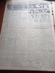 Cumhuriyet Gazetesi - 26 Ağustos 1954 - Almanlar Tarafından Kurşuna Dizilen Türk Mehmet Necmeddin İle Mülakat - Cumhuriyet Halk Partisinin Seçimlere Katılacağı Anlaşılıyor - Jandarma Terfi Listesi Dün İlan Edildi -  Ürdün Meliki Şerefine Metris'te Atış Tatbikatı - Kıbrıs İçin İzmir'de Büyük Bir Miting Yapılacak - Avrupa Atletizm Şampiyonası - Anadolu Ajansının Millet Gazetesi Aleyhine Açtığı Dava Başlandı - Muammer Karaca Cibali Karakolu Oyunu - Doğu Almanya'dan Yedi Ayda 72000 Kişi Kaçtı - Prenses Margaret Nihayet Bir Koca İhtihab Etti Mi - Sümerbank - Sabite Tur Gülerman - Bengali Sirki - Said Salahaddin Cihanoğlunun İmza Rekoru - Veteriner Fakültesinde Haremlik Selamlık - Resimli Romanımız Yeşil Saksı - Lion Mağazası - Necipbey Diş Macunu - Alliance Lastikleri - Puro Tuvalet Sabunları