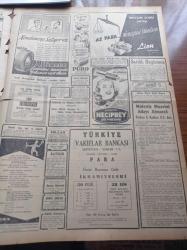 Cumhuriyet Gazetesi - 26 Ağustos 1954 - Almanlar Tarafından Kurşuna Dizilen Türk Mehmet Necmeddin İle Mülakat - Cumhuriyet Halk Partisinin Seçimlere Katılacağı Anlaşılıyor - Jandarma Terfi Listesi Dün İlan Edildi -  Ürdün Meliki Şerefine Metris'te Atış Tatbikatı - Kıbrıs İçin İzmir'de Büyük Bir Miting Yapılacak - Avrupa Atletizm Şampiyonası - Anadolu Ajansının Millet Gazetesi Aleyhine Açtığı Dava Başlandı - Muammer Karaca Cibali Karakolu Oyunu - Doğu Almanya'dan Yedi Ayda 72000 Kişi Kaçtı - Prenses Margaret Nihayet Bir Koca İhtihab Etti Mi - Sümerbank - Sabite Tur Gülerman - Bengali Sirki - Said Salahaddin Cihanoğlunun İmza Rekoru - Veteriner Fakültesinde Haremlik Selamlık - Resimli Romanımız Yeşil Saksı - Lion Mağazası - Necipbey Diş Macunu - Alliance Lastikleri - Puro Tuvalet Sabunları