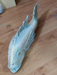 RF65----AHŞAP OYMA BÜYÜK BOY BALIK