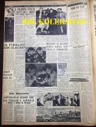 GÜNLÜK SPOR GAZETESİ - 15 ARALIK 1957 - GARNİZON 1 - 0 ADALET - D. COOMBE - FENERBAHÇE VEFA'YI 71-46 YENDİ - MEHMET LUMA - YILIN 5 SPORCUSU - BESİM BEY - CAROL DAY - 1 MİLİN HİKAYESİ - URUGUAY VE BELÇİKA - OPON REKLAMI - GALATA, FERİKÖY - ANKARA AT YARIŞLARI - KREMLİ PURO TUVALET SABUNU REKLAMI - RADYONLİN, KLOROFİL
